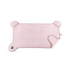 Serviette absorbante pour animaux de compagnie en microfibre en gros d&#39;usine